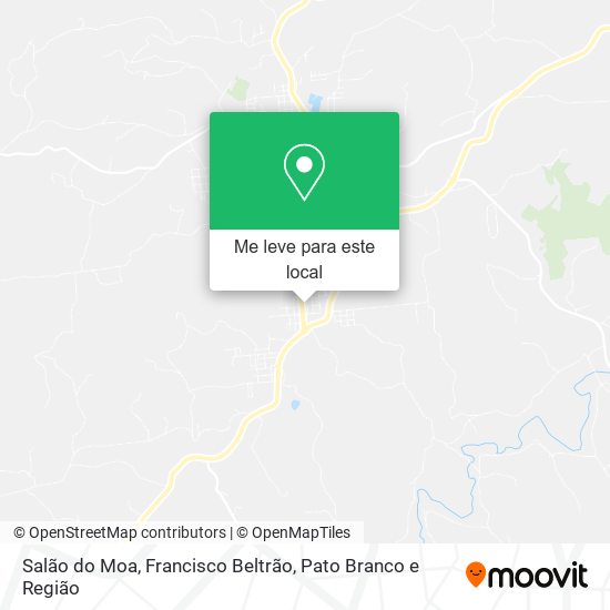 Salão do Moa mapa