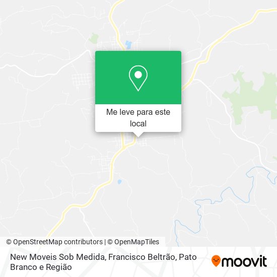 New Moveis Sob Medida mapa