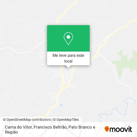 Cama do Vitor mapa