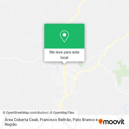 Área Coberta Ceab mapa