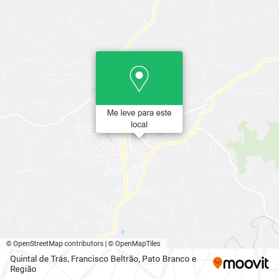 Quintal de Trás mapa