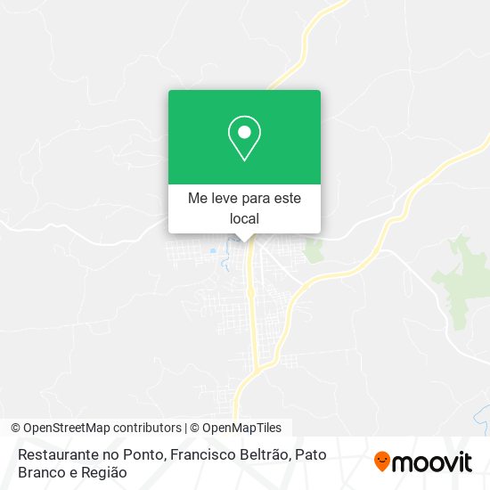 Restaurante no Ponto mapa