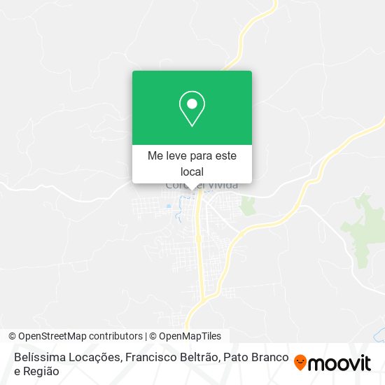 Belíssima Locações mapa