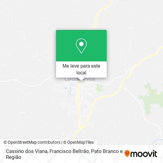 Cassino dos Viana mapa