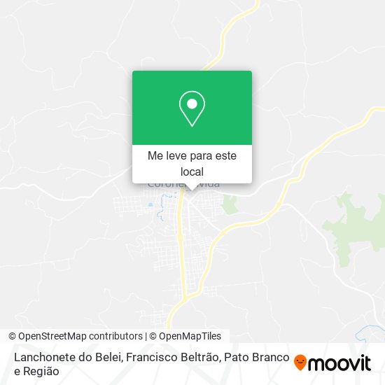 Lanchonete do Belei mapa