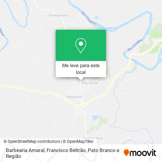 Barbearia Amaral mapa