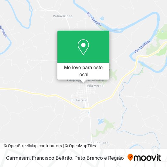 Carmesim mapa