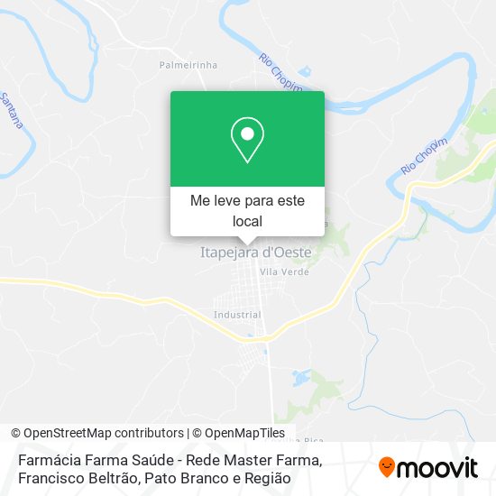 Farmácia Farma Saúde - Rede Master Farma mapa