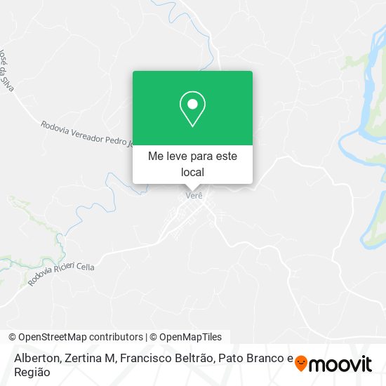 Alberton, Zertina M mapa