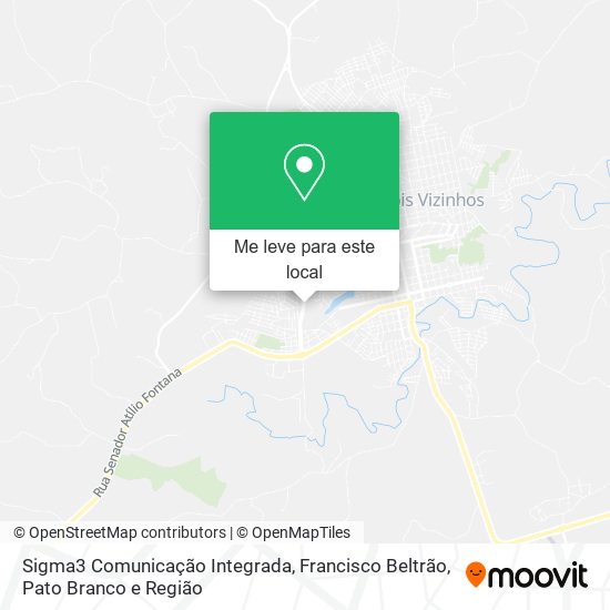 Sigma3 Comunicação Integrada mapa