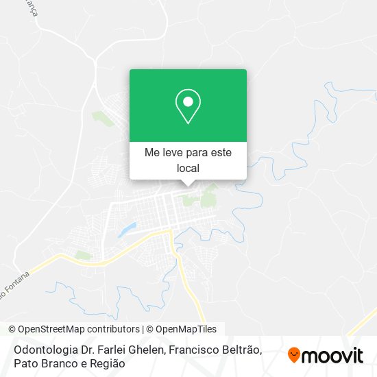 Odontologia Dr. Farlei Ghelen mapa