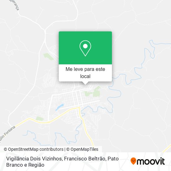 Vigilãncia Dois Vizinhos mapa
