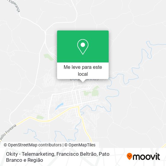 Okity - Telemarketing mapa