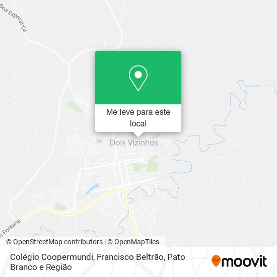 Colégio Coopermundi mapa