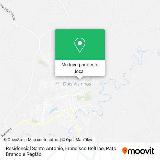 Residencial Santo Antônio mapa