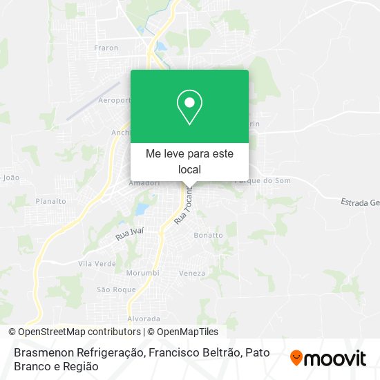 Brasmenon Refrigeração mapa