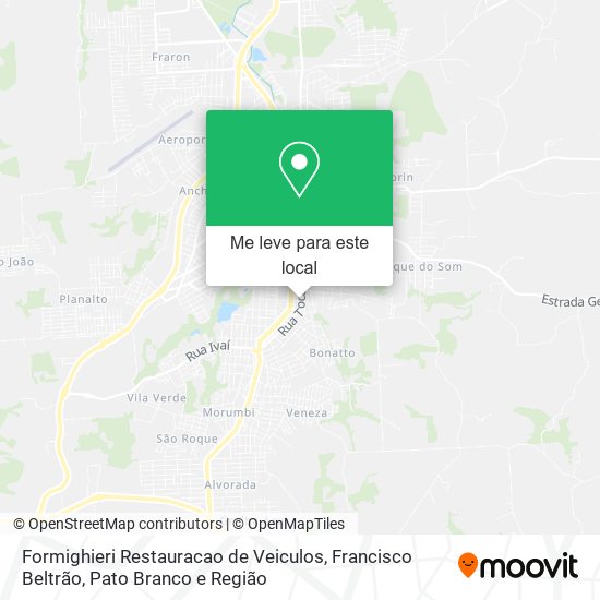 Formighieri Restauracao de Veiculos mapa