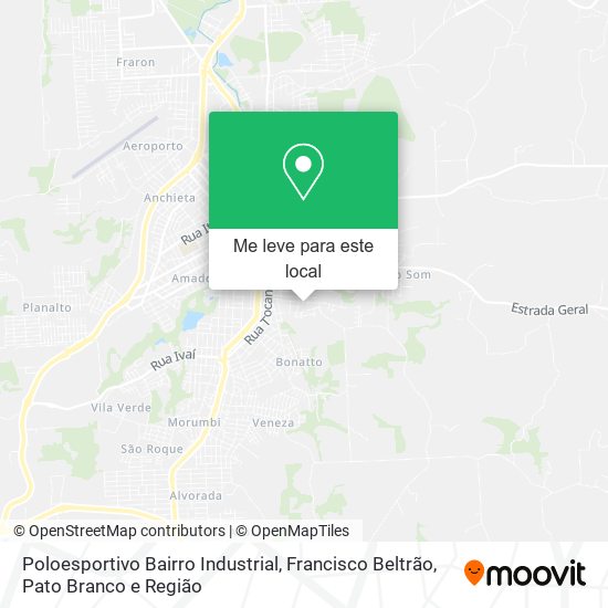Poloesportivo Bairro Industrial mapa