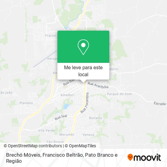 Brechó Móveis mapa