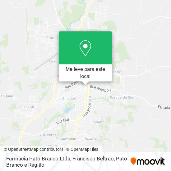 Farmácia Pato Branco Ltda mapa