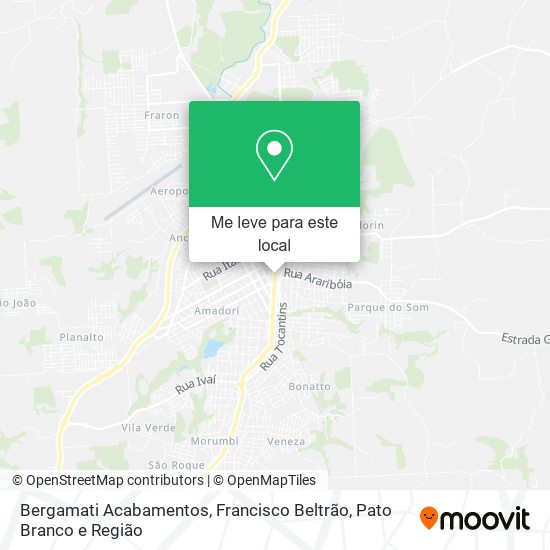 Bergamati Acabamentos mapa