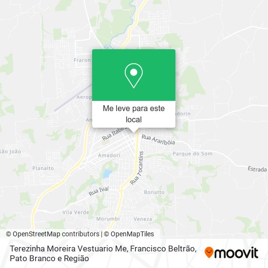 Terezinha Moreira Vestuario Me mapa