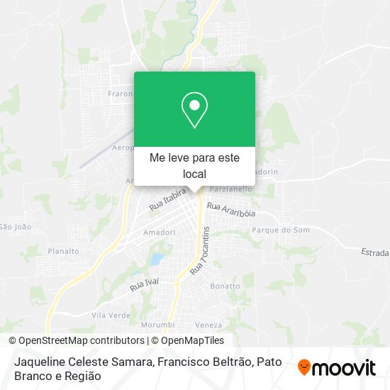 Jaqueline Celeste Samara mapa