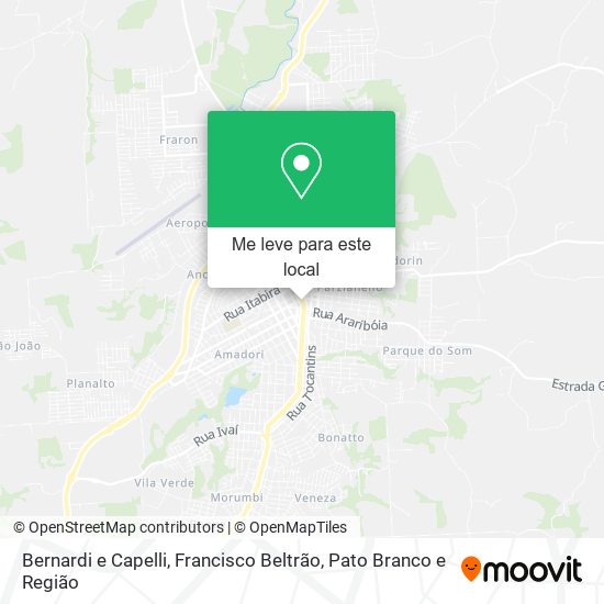 Bernardi e Capelli mapa