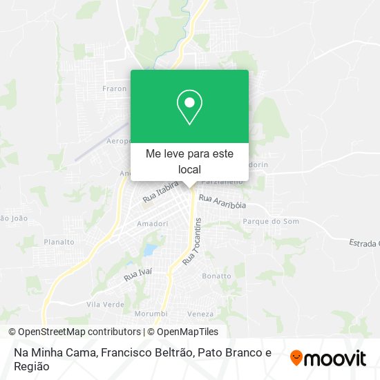 Na Minha Cama mapa