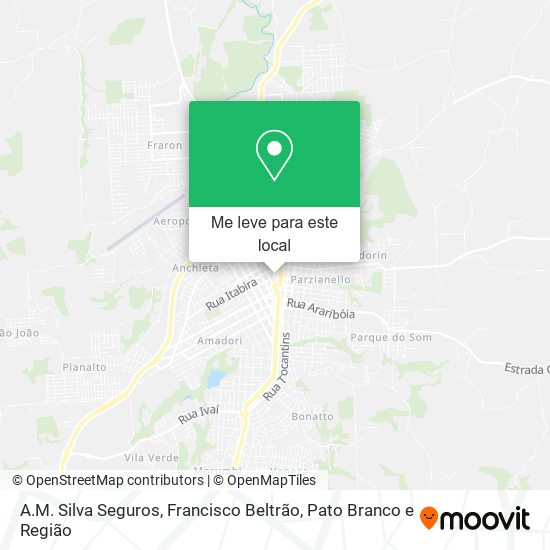 A.M. Silva Seguros mapa