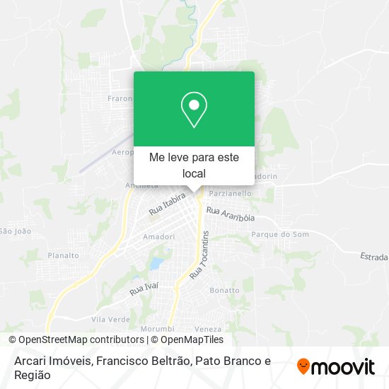 Arcari Imóveis mapa