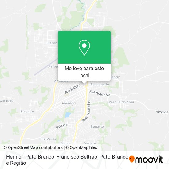 Hering - Pato Branco mapa