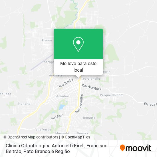 Clínica Odontológica Antonietti Eireli mapa