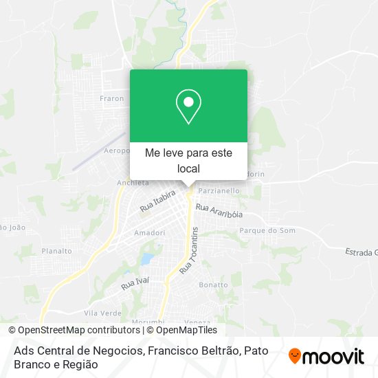 Ads Central de Negocios mapa