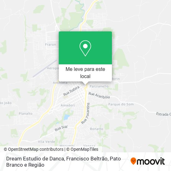 Dream Estudio de Danca mapa