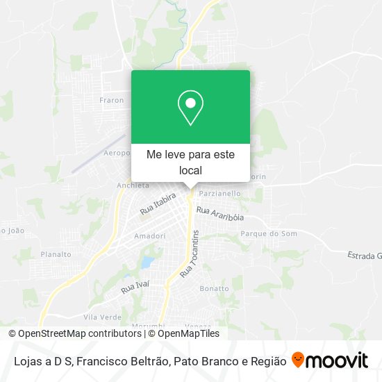 Lojas a D S mapa