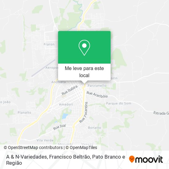 A & N-Variedades mapa
