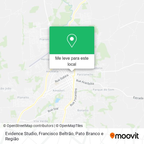 Evidence Studio mapa