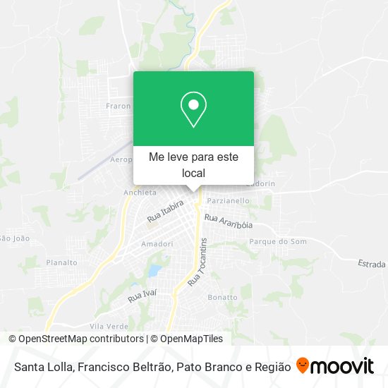 Santa Lolla mapa