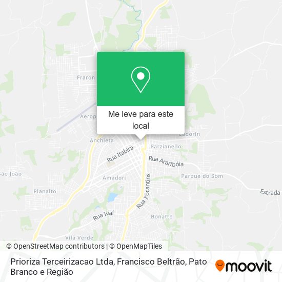Prioriza Terceirizacao Ltda mapa