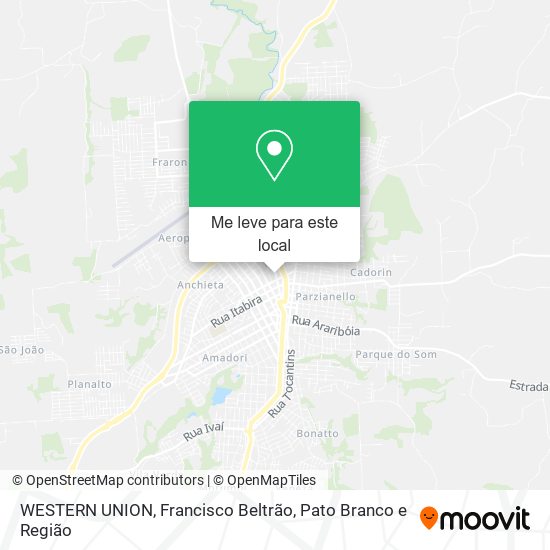 WESTERN UNION mapa