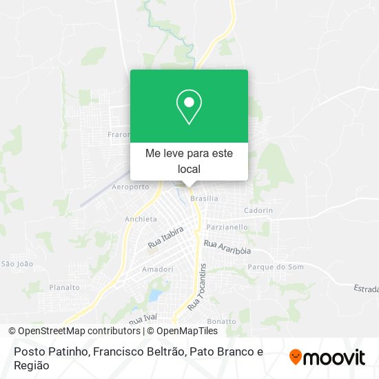 Posto Patinho mapa