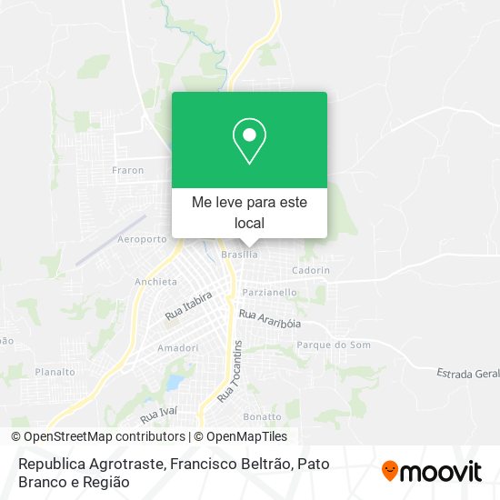 Republica Agrotraste mapa