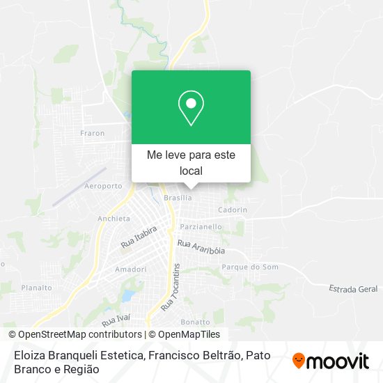 Eloiza Branqueli Estetica mapa