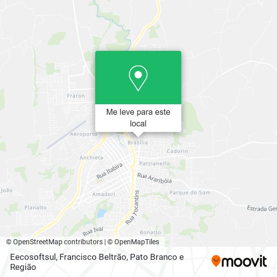 Eecosoftsul mapa