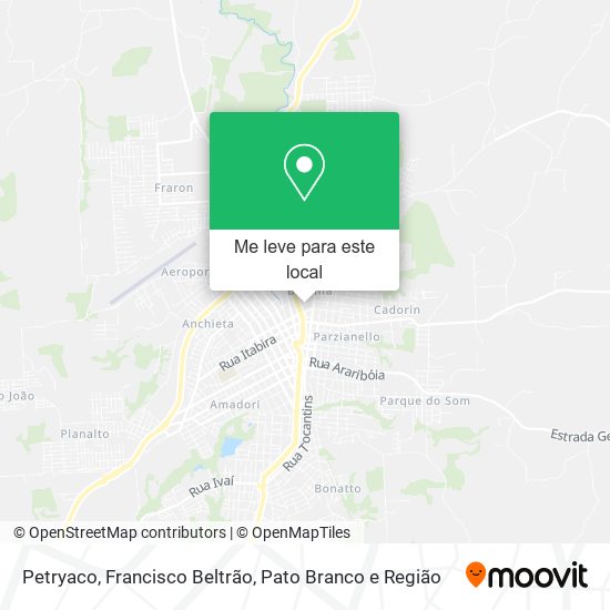 Petryaco mapa