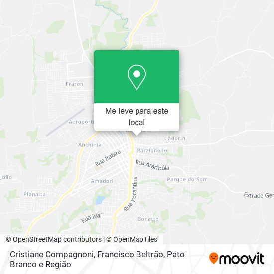 Cristiane Compagnoni mapa