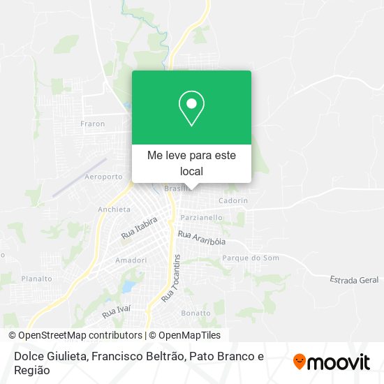 Dolce Giulieta mapa