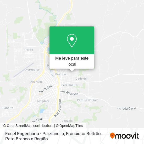 Eccel Engenharia - Parzianello mapa