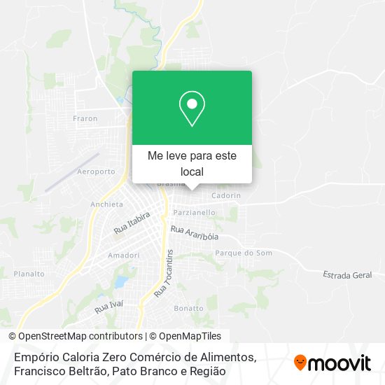 Empório Caloria Zero Comércio de Alimentos mapa